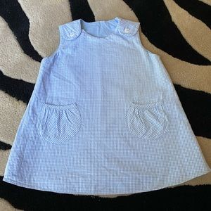 Dondolo reversible gingham baby dress